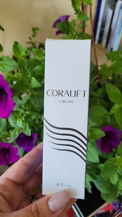 Experience with Corallift cream, photo of the packaging